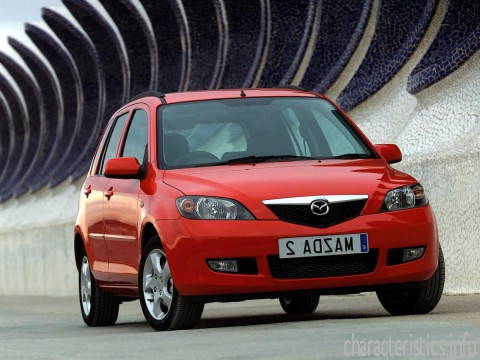 MAZDA Jenerasyon
 Mazda 2 (DY) 1.4 i 16V (80 Hp) Teknik özellikler

