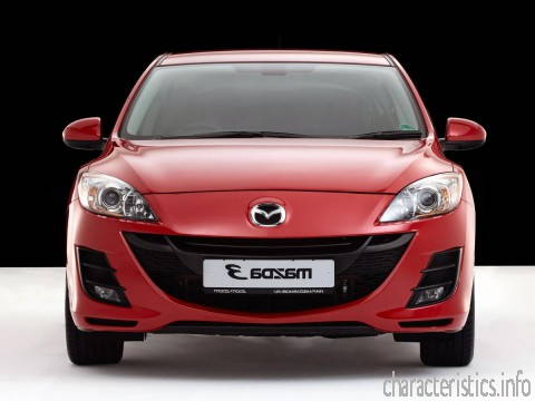 MAZDA Generasi
 Mazda 3 II Hatchback 1.6i MZR (105 Hp) Karakteristik teknis
