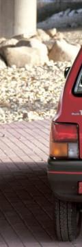 MAZDA 121 I (DA) 1.1 (57 Hp) Technical сharacteristics
