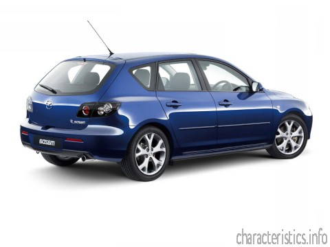 MAZDA Generasi
 Mazda 3 Hatchback 2.2 CD (185 Hp) Karakteristik teknis
