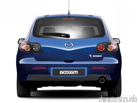 MAZDA Generasi
 Mazda 3 Hatchback 1.4 i 16V (80 Hp) Karakteristik teknis

