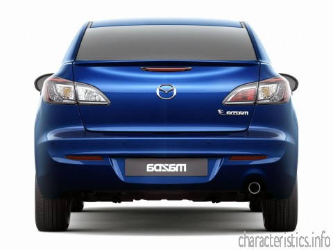 MAZDA Generace
 Mazda 3 II Saloon 1.6i (105 Hp) Technické sharakteristiky

