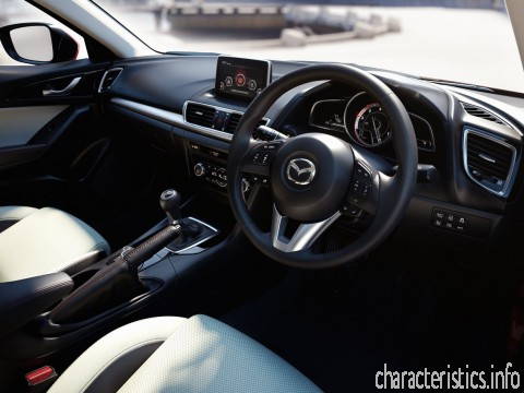 MAZDA Generación
 Mazda 3 III Hatchback 1.6 (104hp) Características técnicas
